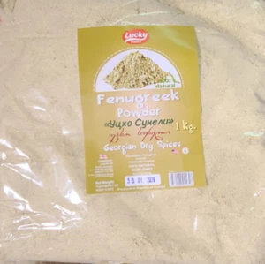 Glück Bockshornklee Pulver SUNELI GEWÜRZE 1KG Georgia Handelsgröße УЦХО СУНЕЛИ - Bild 1 von 2