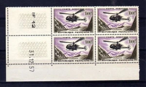 Poste Aérienne n° 37 neuf sans charnière - Bloc de 4 coin daté - Imagen 1 de 2