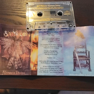 Satyricon nemesis divina OG tape demo immortal emperor gorgoroth mayhem Foto 1 de 3