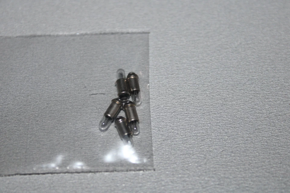 5 Pezzo Steckglühlampe Trasparente Piccolo Scala H0 - Immagine 1 di 1