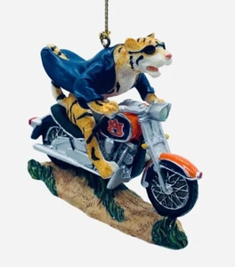 Auburn Tigers Mascot Wild Thang Motorcycle Ornament-Ridgewood Collectibles-NIB - Picture 1 of 2