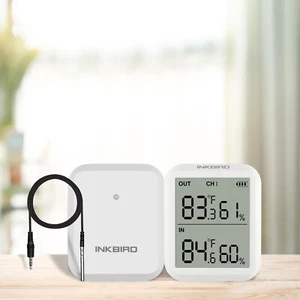 Funk Außentemperatur Luftfeuchtigkeit Aufzeichner Messgerät Thermometer externe Sonden - Bild 1 von 18