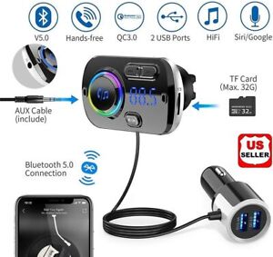 Handsfree Wireless Bluetooth FM Transmitter Car Kit Mp3 Player with USB Charger