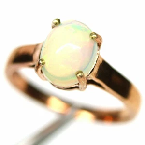 SHOLA Echt Natürlicher Edel Opal Ring Wenig Farbspiel Gr.16,9 R762 - Bild 1 von 3