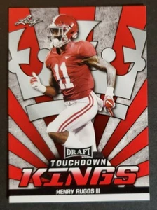2020 Leaf DRAFT #79 Henry Ruggs III RAIDERS TOUCHDOWN KINGS Red Parallel NM/MT - Picture 1 of 2