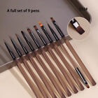 9 Pcs Nail Art Liners Striping Brushes Fine Line Drawing Detail Painting Ble Q 1