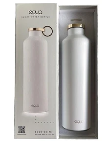 Equa Smart Water Bottle 23oz Stainless Steel, Double Wall Insulation, Bluetooth - Picture 1 of 23