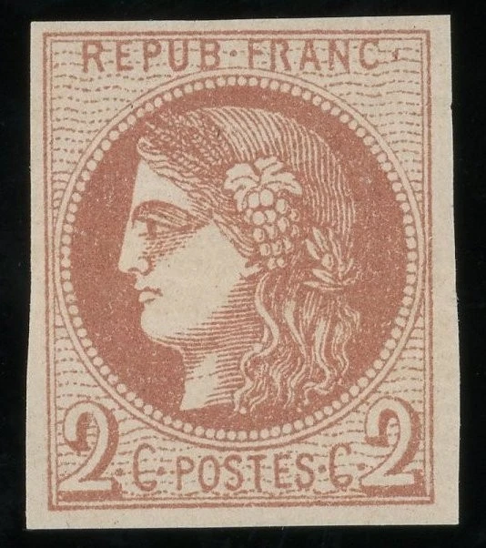 TB Cérès de Bordeaux 2c YT 40B neuf * pte variété certificat Behr - Photo 1/3