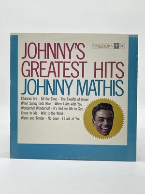JOHNNY MATHIS JOHNNY'S GREATEST HITS 12" LP VG+ VINYL RECORD COLUMBIA - Image 1 of 4