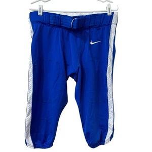 Nike Team Vapor NWT Men’s Size Large Blue & White Mesh Football Pants - Picture 1 of 6