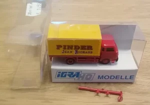 Camión Igra Renault SAI 3911 Pinder Jean Richard modelo 1:87 H0 embalaje original - Imagen 1 de 6