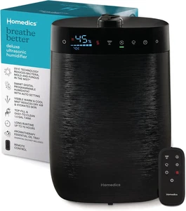 Deluxe Ultrasonic Humidifier for Large Rooms, Warm or Cool Mist, UV-C Technology - Picture 1 of 7