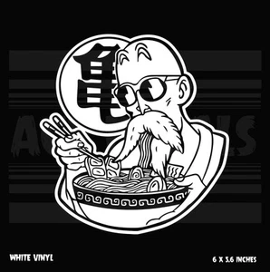 Dragon Ball Z - Master Roshi Noodle - Anime - Vinyl decal sticker - Picture 1 of 3