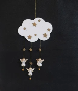 Wehnachtsdeko Engel mit Wolke - Bild 1 von 2