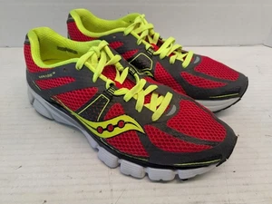 Saucony Herren 9 Mirage 3 Schuhe schwarz rot Flexfilm ProGrid Laufen Turnschuhe - Bild 1 von 9