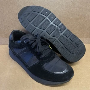 Ted Baker Neathf Sneakers Adult 9 Shoes EU 42 Black Suede Athletic Trainers Mens - Picture 1 of 12