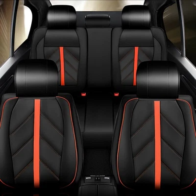 For Toyota RAV4 Front+Rear Car Seat Covers 5-Seats Protector Leather Full Set US - Изображение 1 из 4