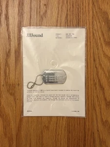 JJJJound Dog Tag Keychain Joint Necklace Pendant - Picture 1 of 2