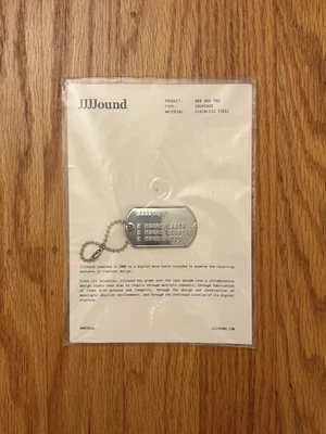 JJJJound Dog Tag Keychain Joint Necklace Pendant - Image 1 of 2