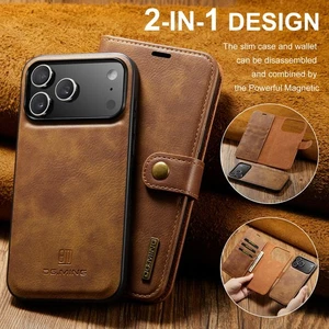 Phone Case For iPhone 17 Pro 16 Pro Max 15 14 13 12 11 Leather Card Wallet Cover - Picture 1 of 17