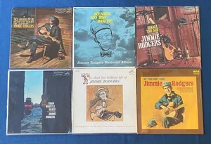 6 Jimmie Rodgers LP's, 1968 to 1971 RCA rereleases, 92 songs, VG+ everything - Picture 1 of 24