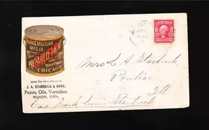 Heath & Milligan Best Paint Oils Varnishes Marion Iowa 1906 Mrs L Starbuck z87 - Picture 1 of 2