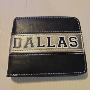 Herren Geldbörse kurz Bi-Fold Print (marineblau) DALLAS  - Bild 1 von 9