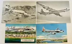 Vintage Menge Fly Eastern Airlines Flugzeuge und Militärflugzeug Postkarte Lot - Bild 1 von 9