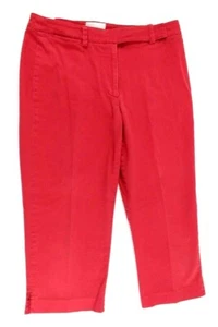 Pantalones Capri Liz Claiborne Liz Sport Audra Resistente a las Manchas Elastizados Rosa Talla 10P - Imagen 1 de 12