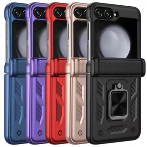 For Samsung Galaxy Z Flip 5 5G Case Ring Kickstand Hybrid Shockproof Hard Cover - Picture 1 of 66