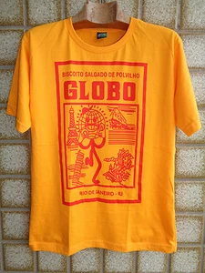 T-SHIRT - BISCOITO GLOBO COOKIES - RIO DE JANEIRO COPACABANA BEACH BRAZIL  - Picture 1 of 7