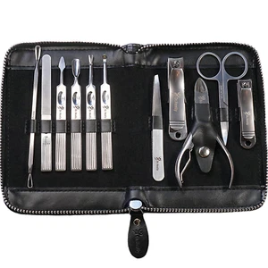Heally Maniküre Set Profi Pediküre Set 11-teilig Edelstahl Nagelhaut - Bild 1 von 8