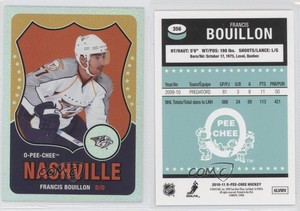 2010-11 O-Pee-Chee Rainbow Retro Francis Bouillon #356