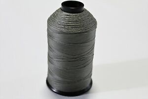 8oz Spool Medium Gray 2100 Yards #92 Bonded Nylon Sewing Thread T90 Fabric N80