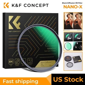 K&F Concept Black Mist Filter 1/8 Special Effects Ultra-Clear Multi-layer Coated - Picture 1 of 132