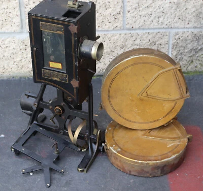 Antique Holmes Projector Co. Motion Picture Machine 35mm Silent Movie Vintage - Image 1 of 4