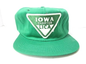 Vintage Iowa LICA Chapter Cap Truckers Hat Association Snapback Collectible - Picture 1 of 4