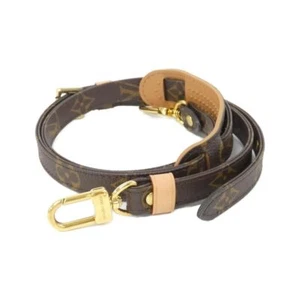 LOUIS VUITTON Monogram Schulterriemen 1,6 cm Ersatz J52315 verstellbar braun - Bild 1 von 6
