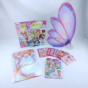 Ultimate Winx Club Bundle! Comics, Toy, Hair Clip, Stickers, & Butterflix Wings!