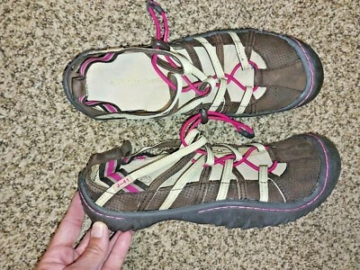 J-41 Adventure On Mujer Marrón Gladiador Sandalias Talla US 9 M Rosa y Marrón Foto 1 de 4