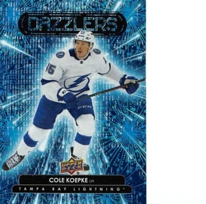 2022-23 UD Dazzlers Blue #DZ66 Cole Koepke ** Tampa Bay Lightning ** - Picture 1 of 2