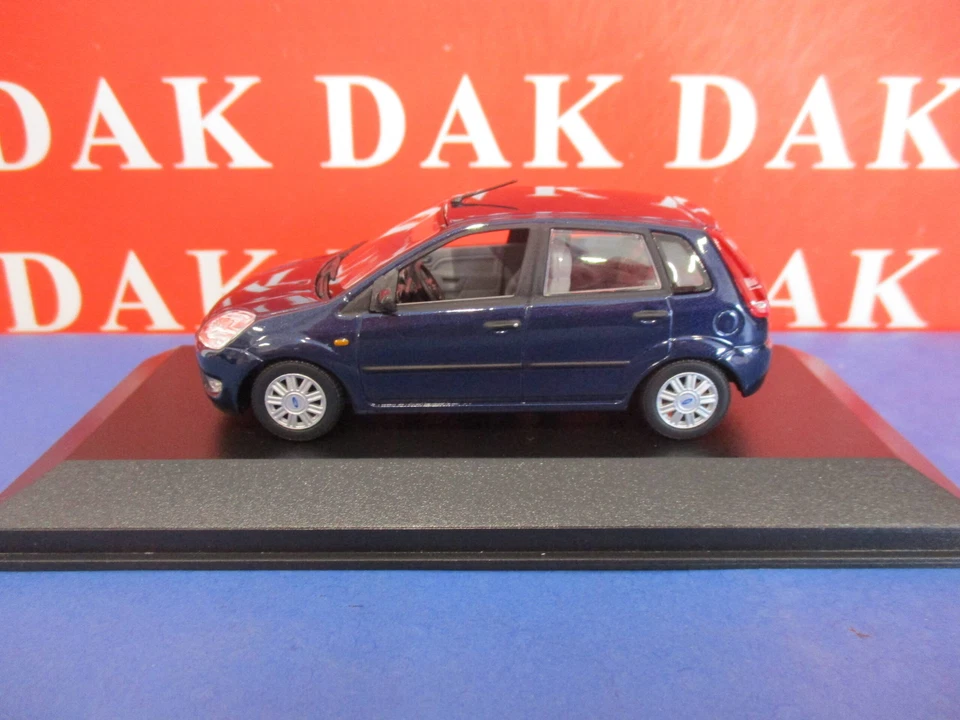 Die cast 1/43 Modellino Auto Ford Fiesta MK.V 5 porte Blue M. 2002 - Immagine 1 di 4
