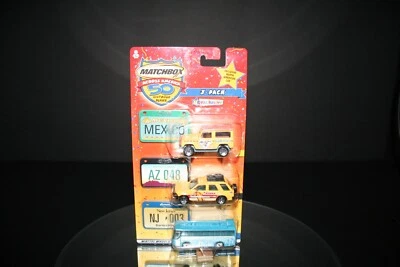 Matchbox 3-Pack Across America 50th Birthday - Mexico/Arizona/New Jersey - Image 1 of 4