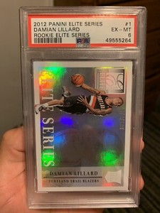 2012-13 Panini Elite Series Damian Lillard #1 Rookie Elite Series /199 PSA 6