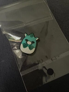 Teal blue unicorn squishy CROC shoe Charm B3/G1 Free - Picture 1 of 1