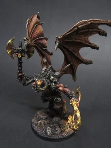 Warhammer Fantasy Chaos Bloodthirster, Greater Daemon painted resin miniature - Picture 1 of 15