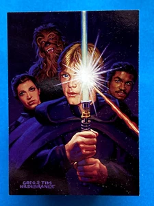 1996 Topps Star Wars Shadows of the Empire Luke Blocks Xizor's Fire #60 - Bild 1 von 2