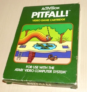 ATARI VINTAGE PITFALL VIDEOSPIEL 1982 ACTIVISION - Bild 1 von 3