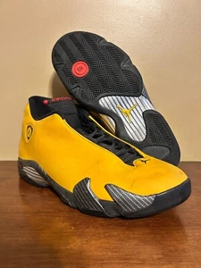 Taglia 11 Nike Air Jordan 14 Retro Reverse Ferrari Giallo BQ3685 706 - Foto 1 di 7