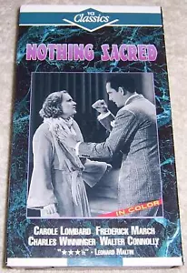 Nothing Sacred VHS Video Carole Lombard Frederick March - Bild 1 von 2